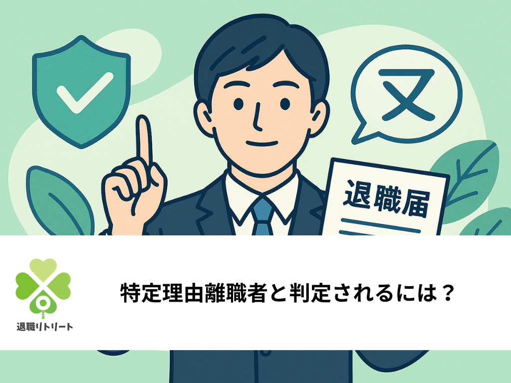 特定理由離職者と判定されるには？認定条件・診断書の要否・給付日数を解説