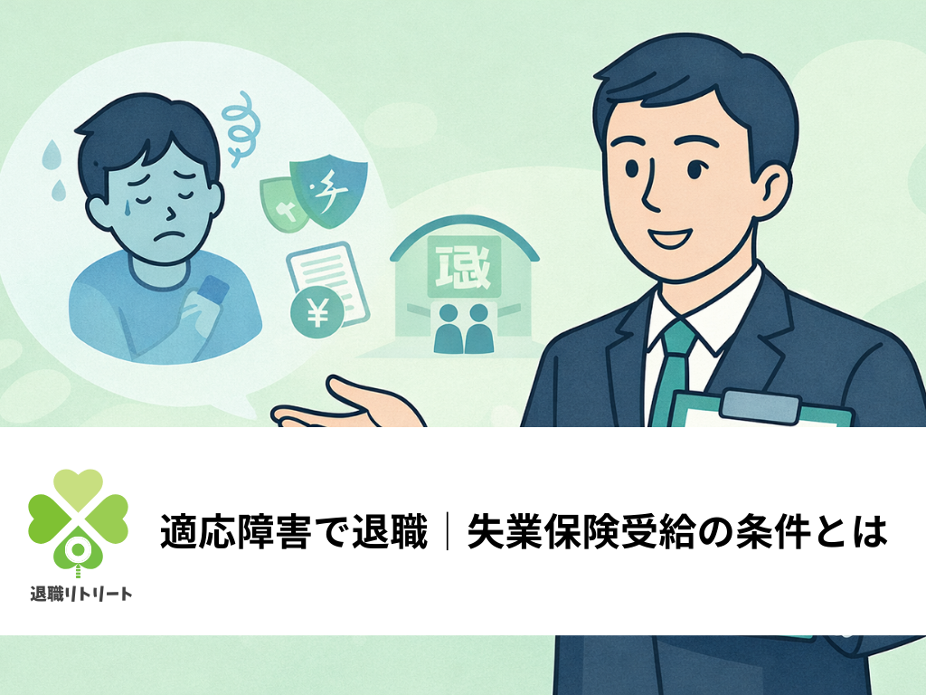 適応障害で退職した場合の失業保険受給の条件│申請手続きをわかりやすく解説