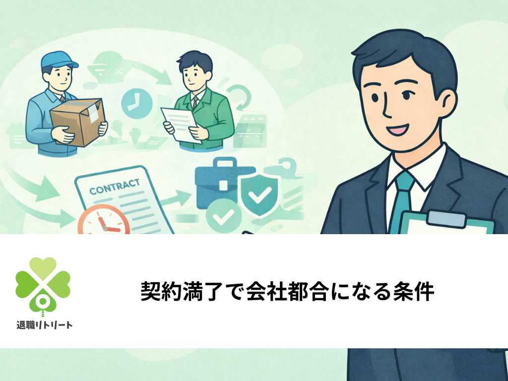 契約満了で会社都合になる条件|3年以上勤務なら失業保険を早く受給できる
