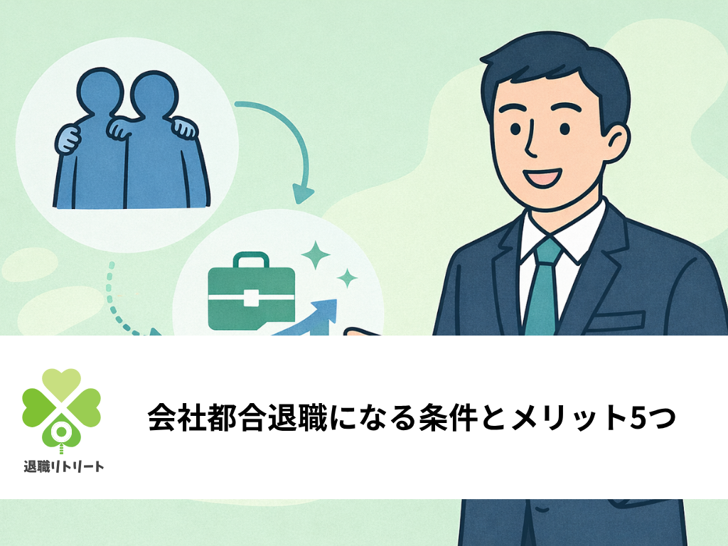 会社都合退職になる条件とメリット5つ｜手続き前に確認したいこと
