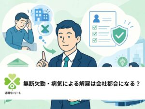 無断欠勤・病気による解雇は会社都合になる？判断基準