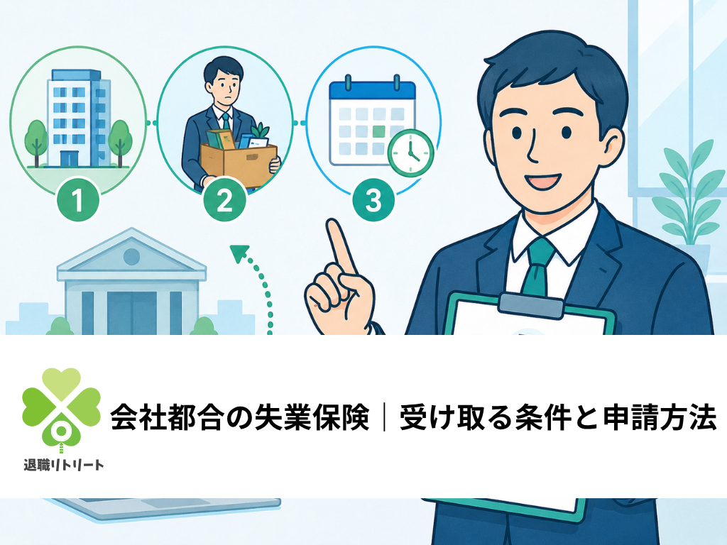 会社都合の失業保険 受け取る条件と申請方法